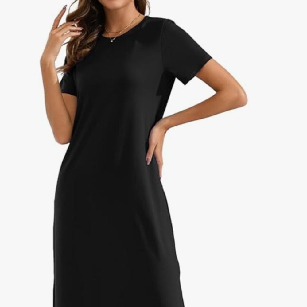 NWT Short Sleeve Maxi Dress w Pockets Size Small